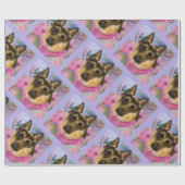 DEUTSCHE SHEPHERD GESCHENKPAPIER (Flach)