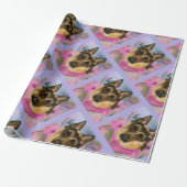 DEUTSCHE SHEPHERD GESCHENKPAPIER (Ungerollt)