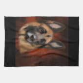 DEUTSCHE SHEPHERD GESCHIRRTUCH (Horizontal)