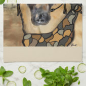 DEUTSCHE SHEPHERD GESCHIRRTUCH (Gefaltet)