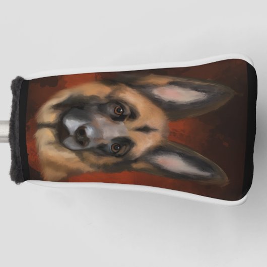 DEUTSCHE SHEPHERD GOLF HEADCOVER (Vorderseite)