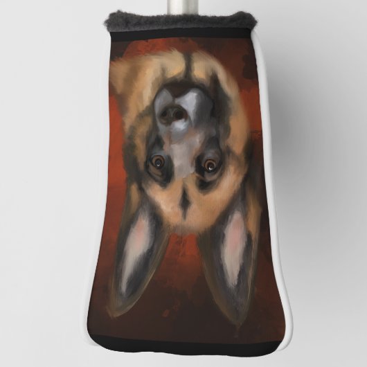 DEUTSCHE SHEPHERD GOLF HEADCOVER (Rotieren 90)