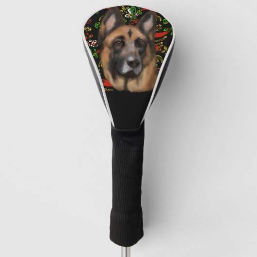 DEUTSCHE SHEPHERD GOLF HEADCOVER (Vorderseite)