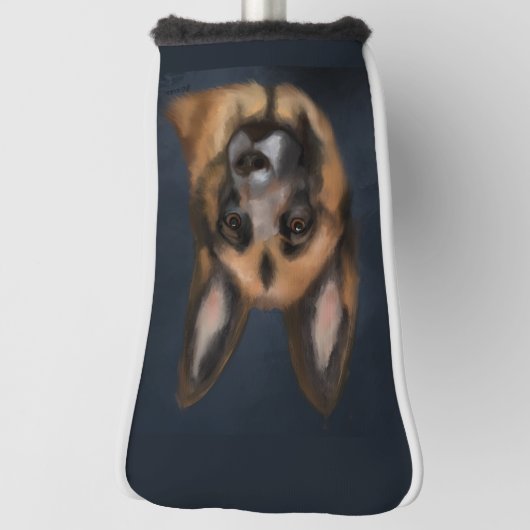 DEUTSCHE SHEPHERD GOLF HEADCOVER (Rotieren 90)
