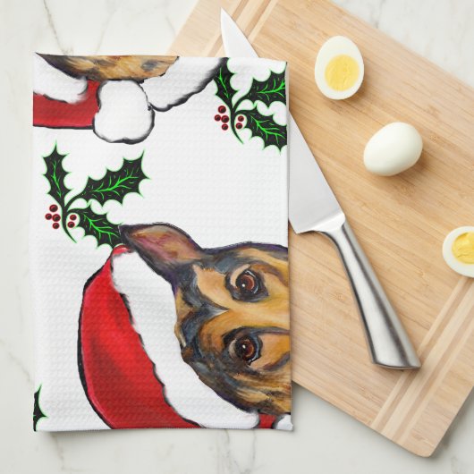 DEUTSCHE SHEPHERD HANDTUCH (Viertel Falte)