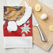 DEUTSCHE SHEPHERD HANDTUCH (Viertel Falte)