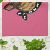 DEUTSCHE SHEPHERD HANDTUCH (Gefaltet)