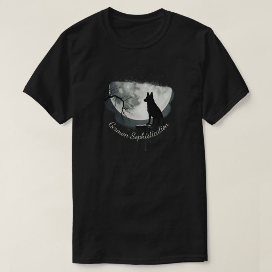 Deutsche-Shepherd-Hunde-Raffinesse T-Shirt (Design vorne)