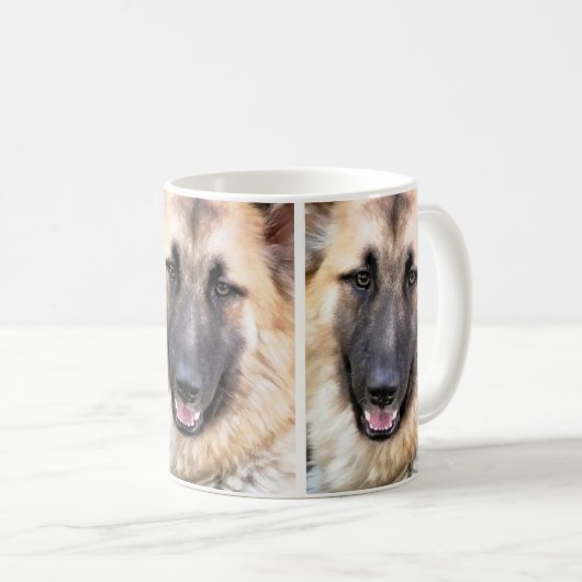 DEUTSCHE SHEPHERD KAFFEETASSE (VorderseiteRechts)