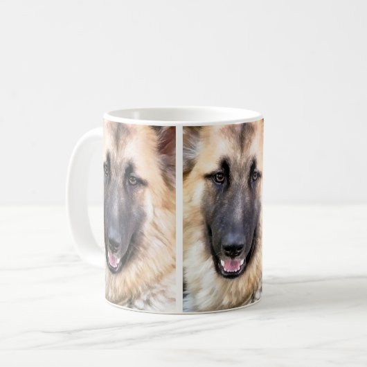 DEUTSCHE SHEPHERD KAFFEETASSE (Vorderseite Links)