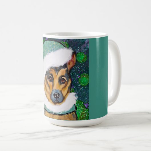 DEUTSCHE SHEPHERD KAFFEETASSE (VorderseiteRechts)