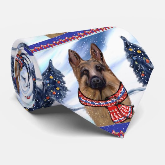 DEUTSCHE SHEPHERD KRAWATTE (Gerollt)