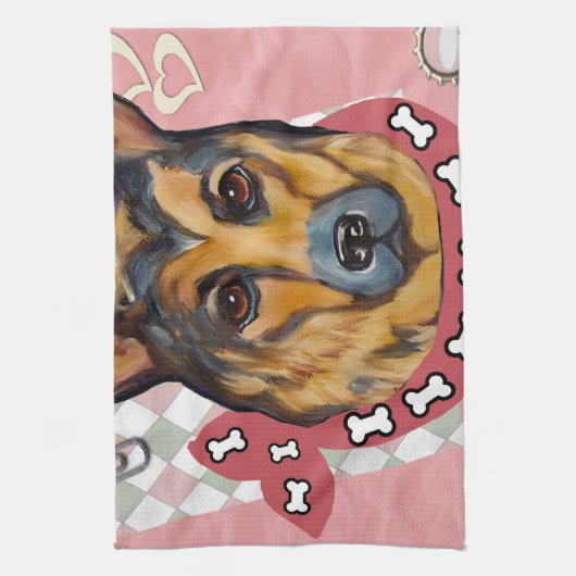 DEUTSCHE SHEPHERD KÜCHENTUCH (Vertikal)