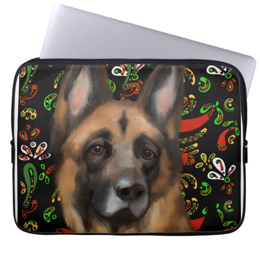 DEUTSCHE SHEPHERD LAPTOPSCHUTZHÜLLE (Vorderseite)