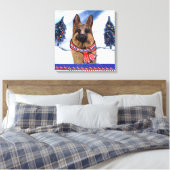 DEUTSCHE SHEPHERD LEINWANDDRUCK (Insitu (Schlafzimmer))