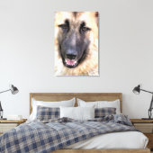 DEUTSCHE SHEPHERD LEINWANDDRUCK (Insitu (Schlafzimmer))