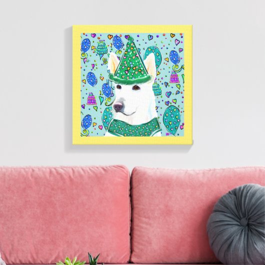 DEUTSCHE SHEPHERD LEINWANDDRUCK (Insitu (Wohnzimmer))