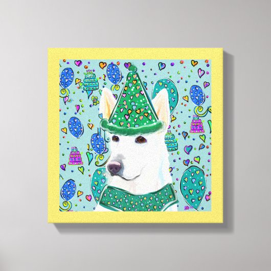 DEUTSCHE SHEPHERD LEINWANDDRUCK (Vorderseite)