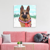 DEUTSCHE SHEPHERD LEINWANDDRUCK (Insitu (Wohnzimmer))