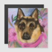 DEUTSCHE SHEPHERD MAGNETKARTE (Vorne/Hinten)