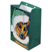 DEUTSCHE SHEPHERD MITTLERE GESCHENKTÜTE (Rückseite Schrägansicht)