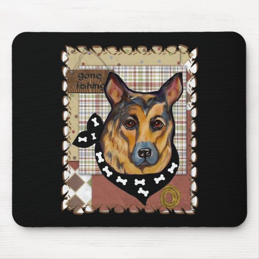 DEUTSCHE SHEPHERD MOUSEPAD (Vorne)