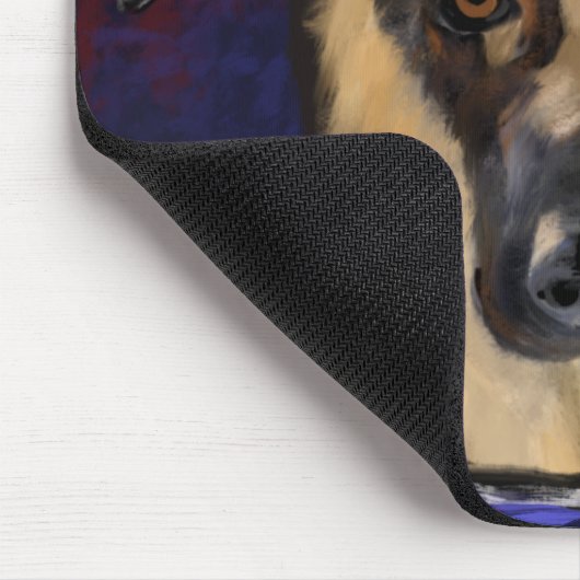 DEUTSCHE SHEPHERD MOUSEPAD (Ecke)