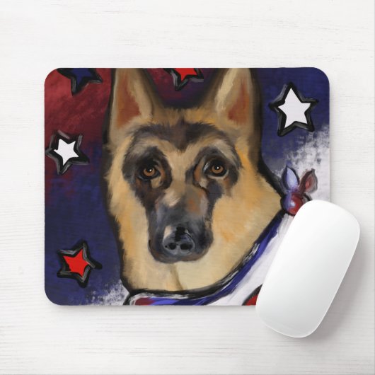 DEUTSCHE SHEPHERD MOUSEPAD (Mit Mouse)