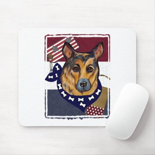 DEUTSCHE SHEPHERD MOUSEPAD (Mit Mouse)