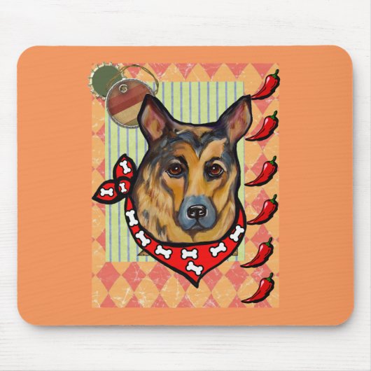 DEUTSCHE SHEPHERD MOUSEPAD (Vorne)