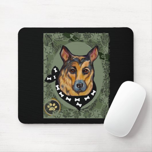 DEUTSCHE SHEPHERD MOUSEPAD (Mit Mouse)