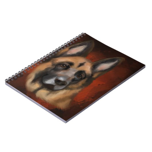 DEUTSCHE SHEPHERD NOTIZBLOCK (Linke Seite)