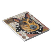 DEUTSCHE SHEPHERD NOTIZBLOCK (angewinkelt)