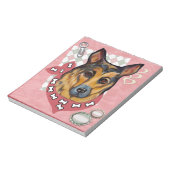 DEUTSCHE SHEPHERD NOTIZBLOCK (Rotiert)