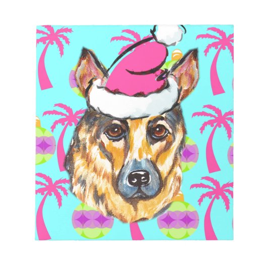 DEUTSCHE SHEPHERD NOTIZBLOCK (Vorderseite)