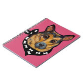 DEUTSCHE SHEPHERD NOTIZBLOCK (Linke Seite)