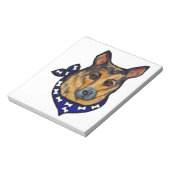 DEUTSCHE SHEPHERD NOTIZBLOCK (Rotiert)