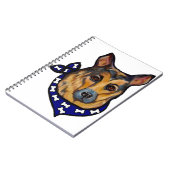 DEUTSCHE SHEPHERD NOTIZBLOCK (Linke Seite)