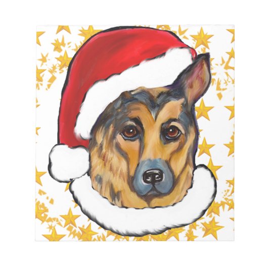 DEUTSCHE SHEPHERD NOTIZBLOCK (Vorderseite)