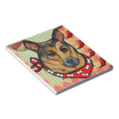 DEUTSCHE SHEPHERD NOTIZBLOCK (angewinkelt)