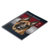 DEUTSCHE SHEPHERD NOTIZBLOCK (Linke Seite)