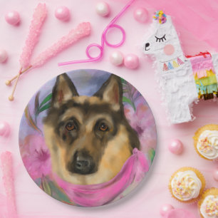 DEUTSCHE SHEPHERD PAPPTELLER