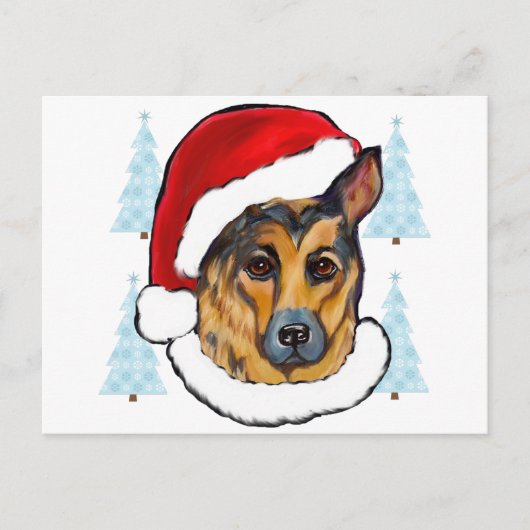 DEUTSCHE SHEPHERD POSTKARTE (Vorderseite)
