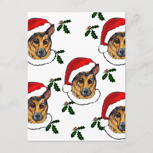 DEUTSCHE SHEPHERD POSTKARTE (Vorderseite)