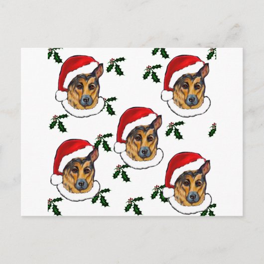 DEUTSCHE SHEPHERD POSTKARTE (Vorderseite)