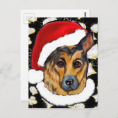 DEUTSCHE SHEPHERD POSTKARTE (Vorne/Hinten)