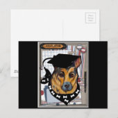 DEUTSCHE SHEPHERD POSTKARTE (Vorne/Hinten)