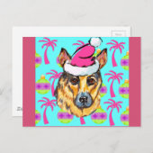 DEUTSCHE SHEPHERD POSTKARTE (Vorne/Hinten)