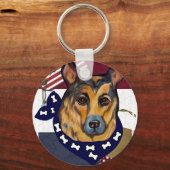 DEUTSCHE SHEPHERD SCHLÜSSELANHÄNGER (Vorderseite)