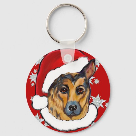 DEUTSCHE SHEPHERD SCHLÜSSELANHÄNGER (Vorderseite)